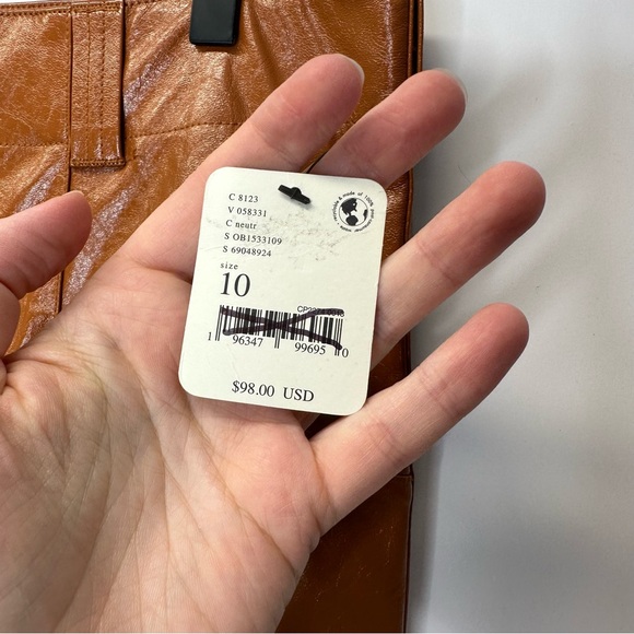 Star-Crossed Lovers Vegan Leather Straight-Leg Pants NEW - Picture 15 of 16